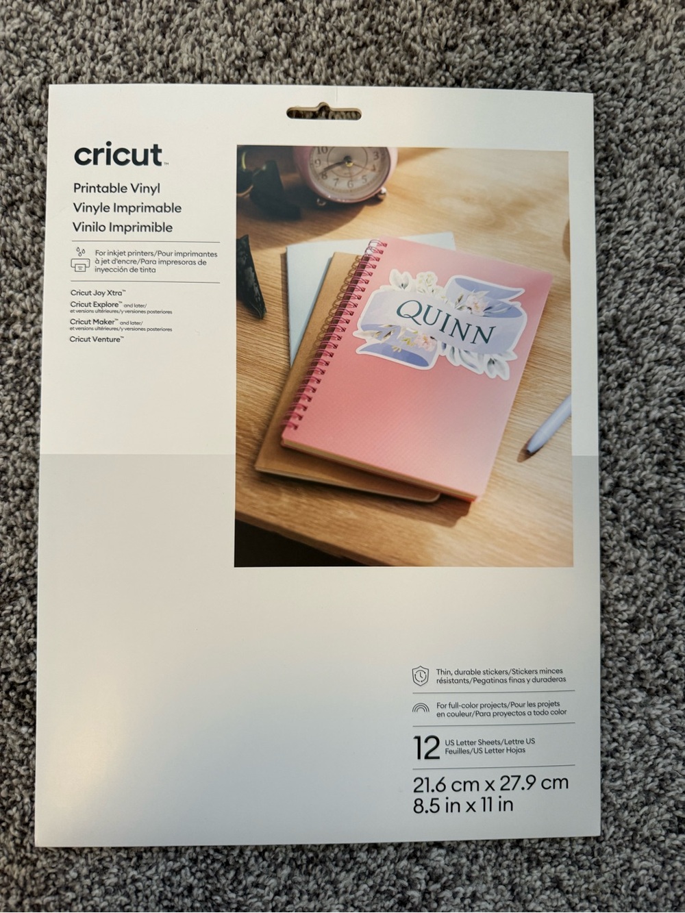 Cricut Printable Vinyl - Never Opened